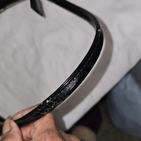 Tan Checker Pattern Purse - Picture 7 of 7